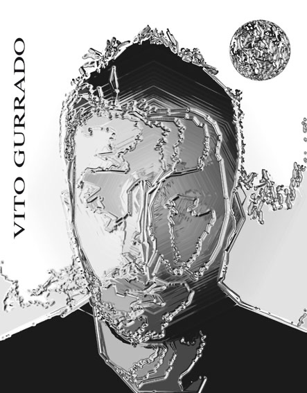 Uomo lupo, opera digitale di Vito Gurrado