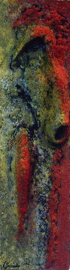 Visione, pittoscultura di Vito Gurrado
