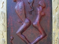 Tentazione, pittoscultura di Vito Gurrado
