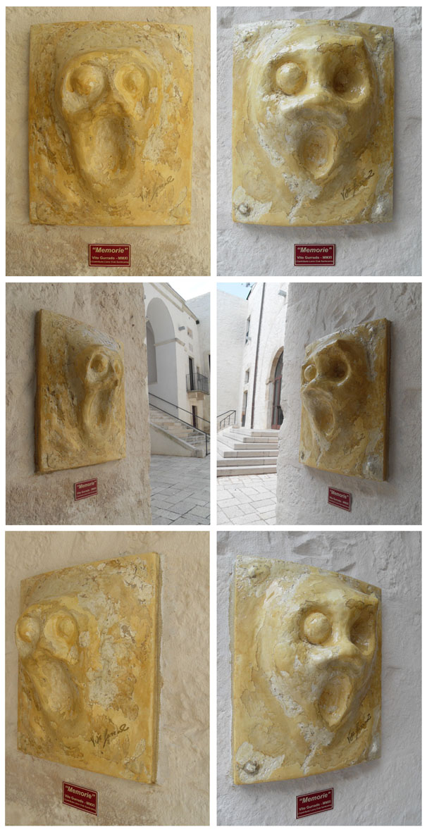 Memorie, installazione d’arte di Vito Gurrado