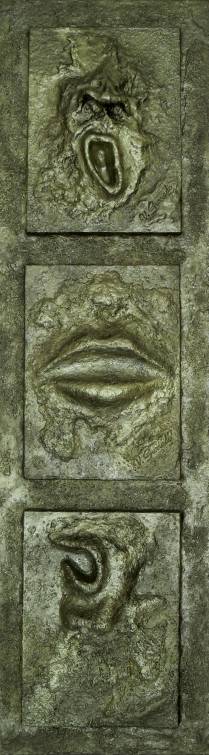 Sensi, pittoscultura di Vito Gurrado